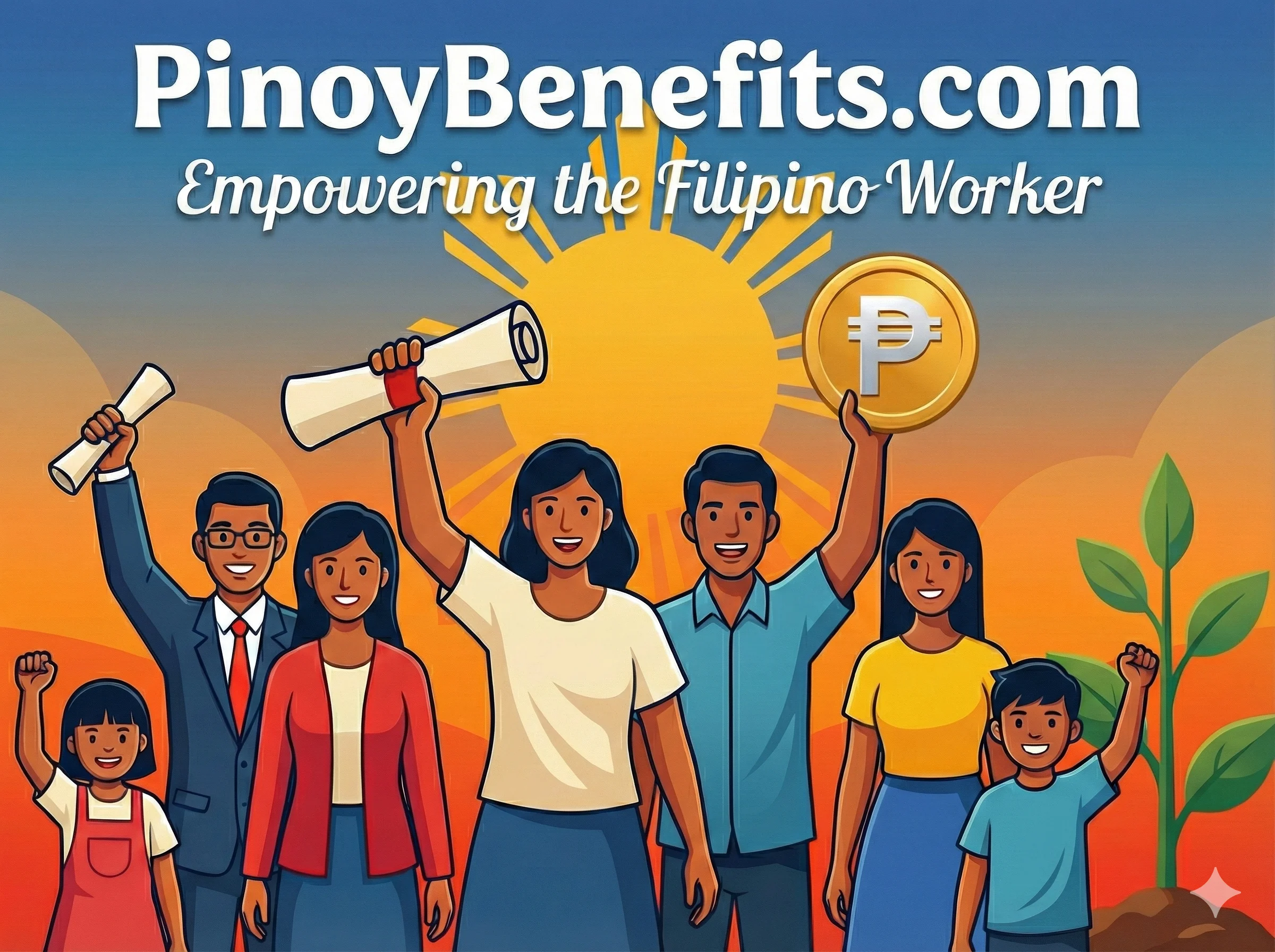 Filipino workers using financial calculators